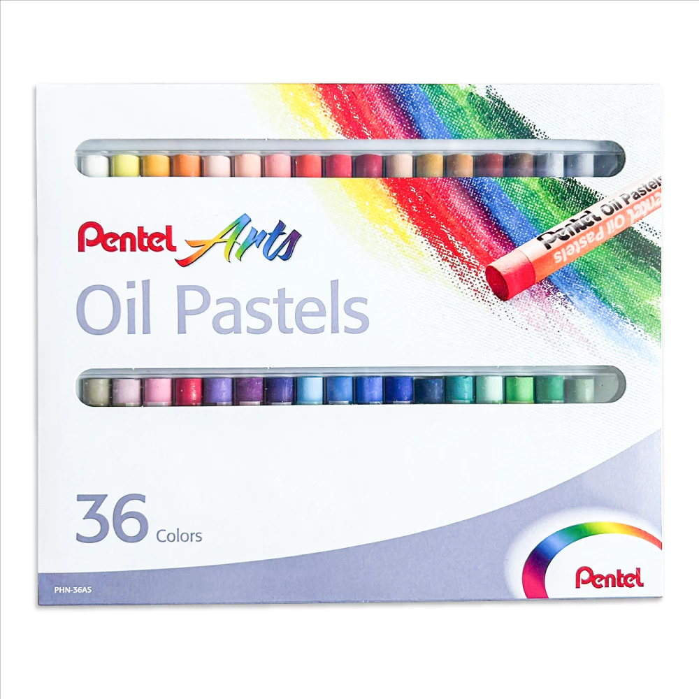 สีชอล์คผสมเทียน Pentel 36 สี_0